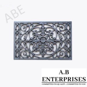 Cast iron kitchen trivet in natural iron patina finish – Model No AB-KT-07 by A.B. Enterprises
