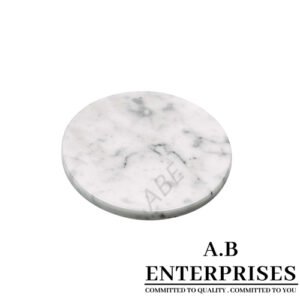 Handcrafted marble coaster AB-C-04 – premium drink coaster by A.B. Enterprises India