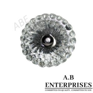 Glass Cabinet Knob Flower Design by A.B. Enterprises India
