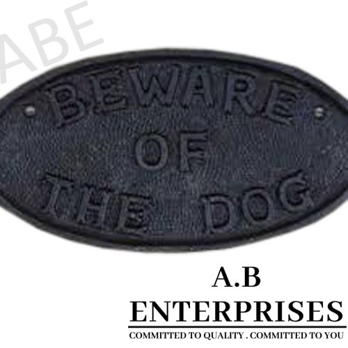 Handcrafted cast iron wall plaque AB-WP-06 with natural iron patina finish by A.B. Enterprises, India – durable and decorative design.