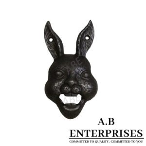 Bunny Bottle Opener – Cast Iron Animal Design Bar Tool by A.B. Enterprises