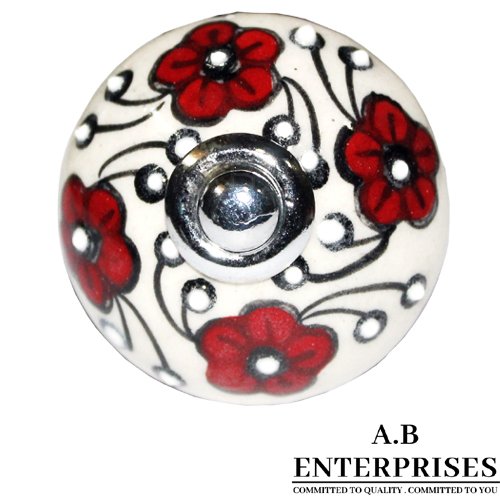 Ceramic Cabinet Knob available in all Pantone colors by A.B. Enterprises India
