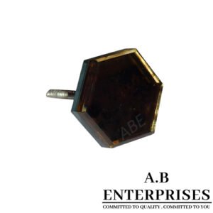 Glass Cabinet Knob Brown by A.B. Enterprises India