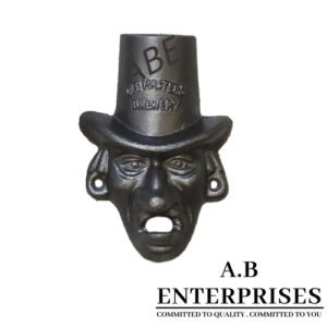 Joker Bottle Opener – Cast Iron Fun Bar Tool by A.B. Enterprises