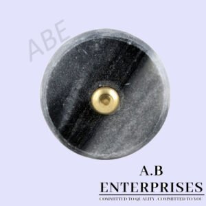 Marble Stone Cabinet Knob in round pattern by A.B. Enterprises India