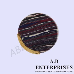 Marble Stone Cabinet Knob in brown pattern by A.B. Enterprises India
