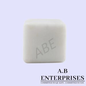 Marble Stone Cabinet Knob in white pattern by A.B. Enterprises India