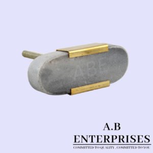 Marble Stone Cabinet Knob in grey pattern by A.B. Enterprises India