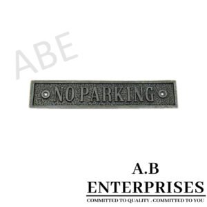 Handcrafted cast iron wall plaque AB-WP-09 with natural iron patina finish by A.B. Enterprises, India – durable and decorative design.