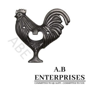 Rooster Bottle Opener – Animal Shaped Cast Iron Bar Tool by A.B. Enterprises