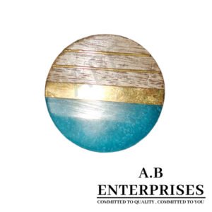 Wooden Cabinet Knob with multicolor design by A.B. Enterprises India